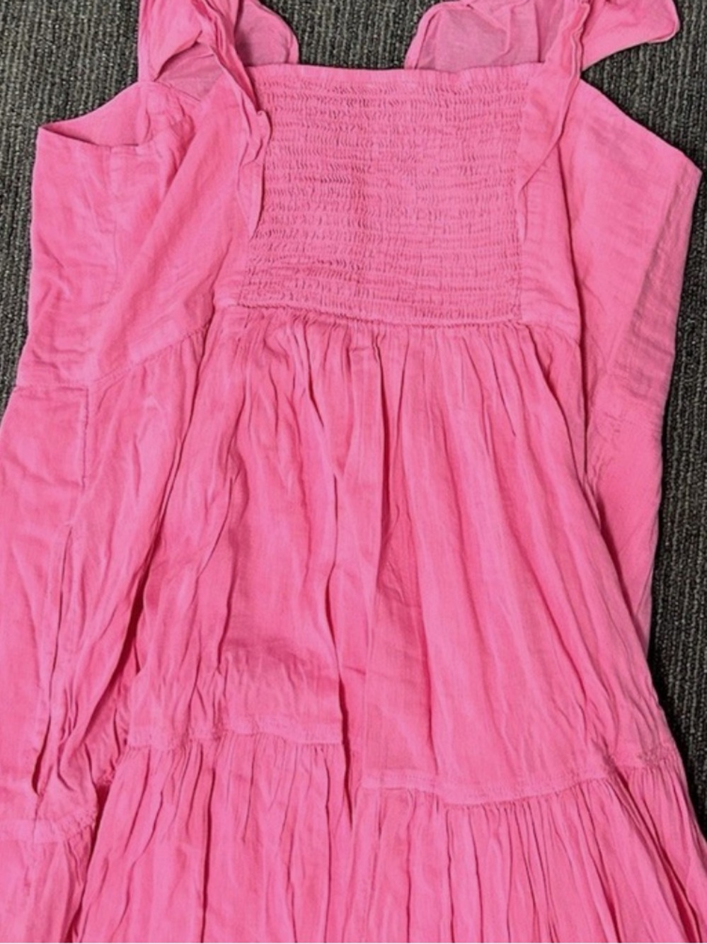 Pilcro Anthropologie Flutter Sleeve Button-Front Maxi Dress LINED - Picture 6 of 9